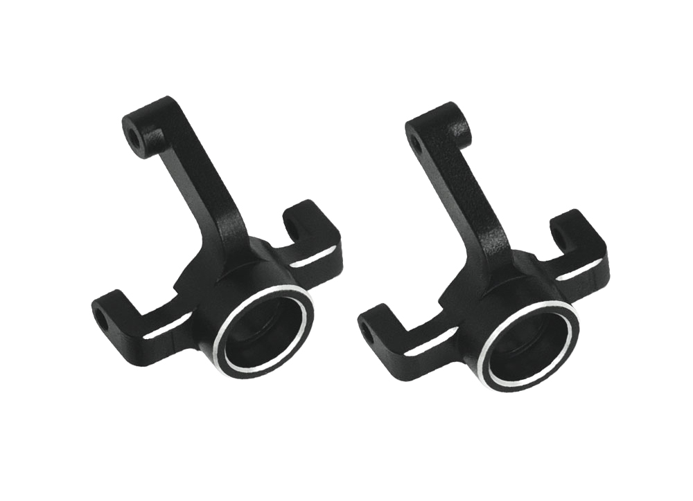 C34070BLACK Alloy Front Steering Blocks Upgrade for Losi 1/24 Micro-B 2WD LOS-1768 - Image 1