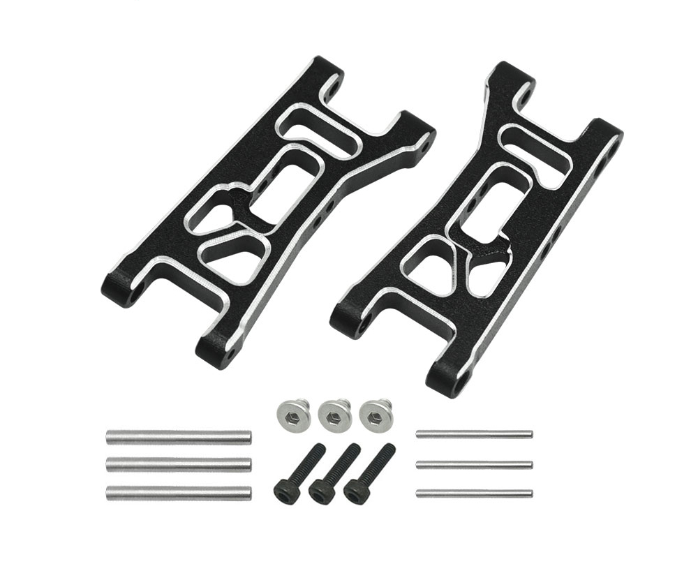 C34073BLACK Alloy Front Lower Arms Upgrade for Losi 1/24 Micro-B 2WD LOS-1768 - Image 1
