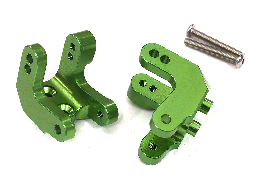 C34085GREEN Alloy Upper Shock Mounts (2) Upgrade for Losi 1/8 LMT 1.0 4WD Monster LOS244007 - Image 1