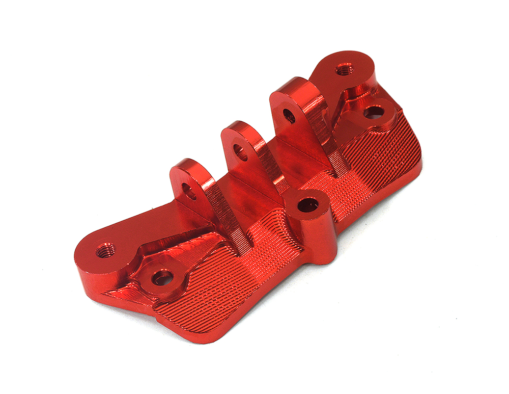 C34087RED Alloy Upper Linkage Mount Upgrade for Losi 1/8 LMT 1.0 4WD LOS242030 LOS242031 - Image 1