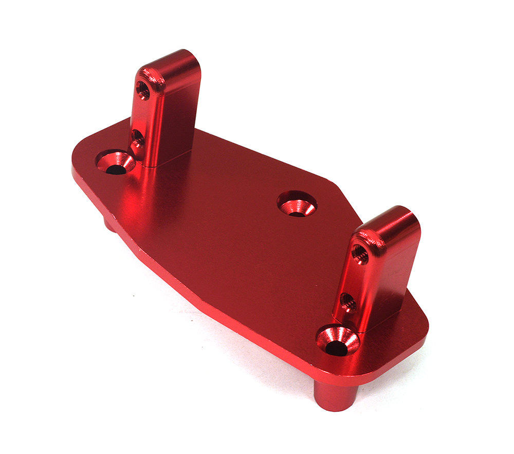 C34091RED Alloy Servo Mount Upgrade for Losi 1/8 LMT & LMT 2.0 4WD Monster Truck LOS241036 - Image 1