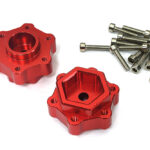 Alloy +5mm Offset Wheel Adapters (2) Upgrade for Losi 1/8 LMT 1.0 4WD LOS43033