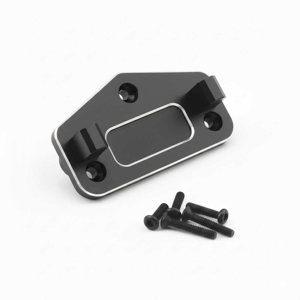 C34102BLACK Alloy Machined Servo Mount Upgrade for Losi 1/18 Mini LMT LOS212036 - Image 1
