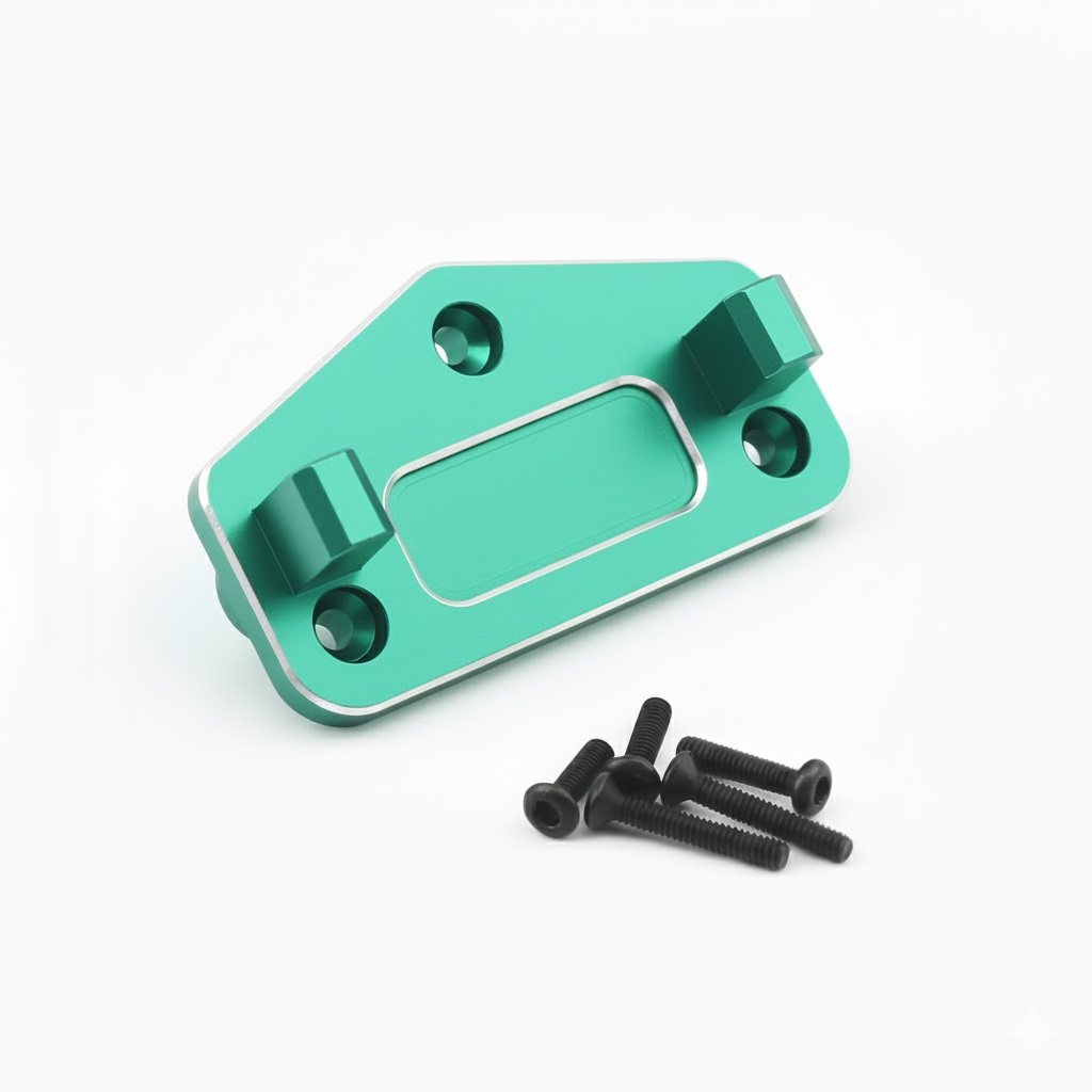 C34102GREEN Alloy Machined Servo Mount Upgrade for Losi 1/18 Mini LMT LOS212036 - Image 1