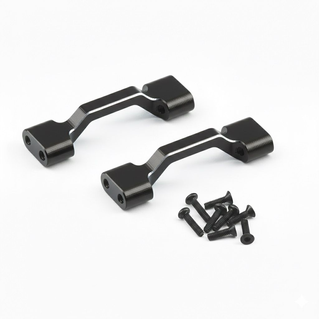 C34103BLACK Alloy Machined Hoop Crossbar Upgrade for Losi 1/18 Mini LMT LOS211047 - Image 1