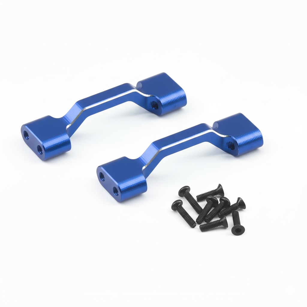 C34103BLUE Alloy Machined Hoop Crossbar Upgrade for Losi 1/18 Mini LMT LOS211047 - Image 1