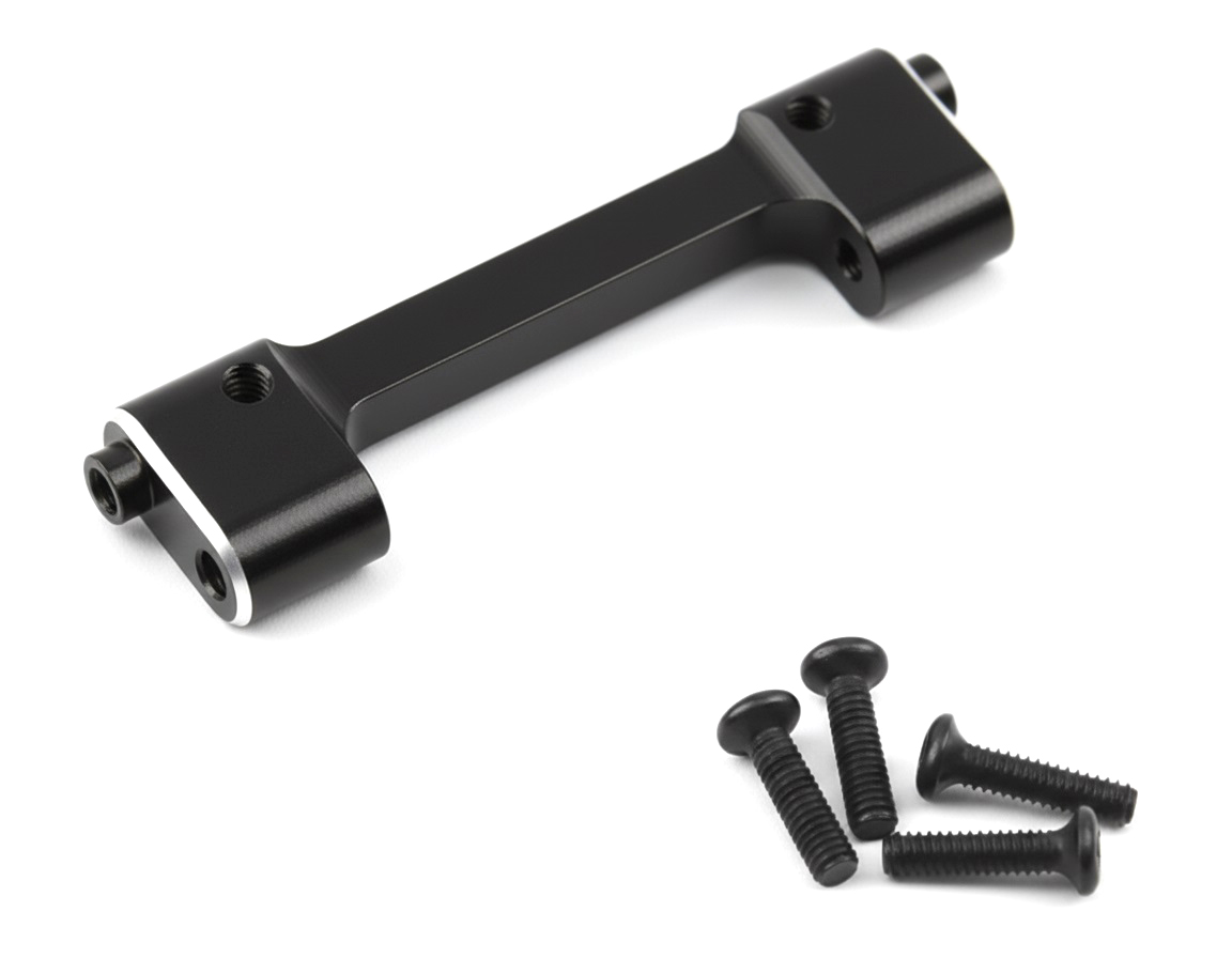 C34105BLACK Alloy Machined Crossbar Top Center Upgrade for Losi 1/18 Mini LMT LOS211047 - Image 1