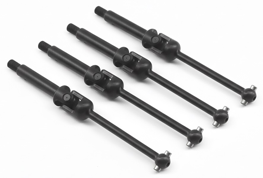 C34113 Steel Universal Drive Shafts (4) Upgrade for Losi 1/18 Mini LMT LOS212047-212049 - Image 1