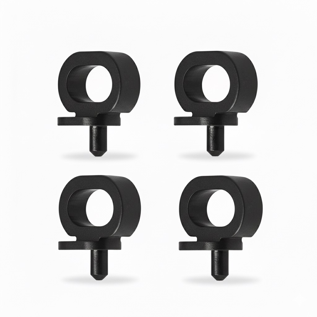 C34122BLACK 7075 Alloy Machined Brake Line Clamp Holder for Traxxas Pro Scale Sand Car 10929 - Image 1