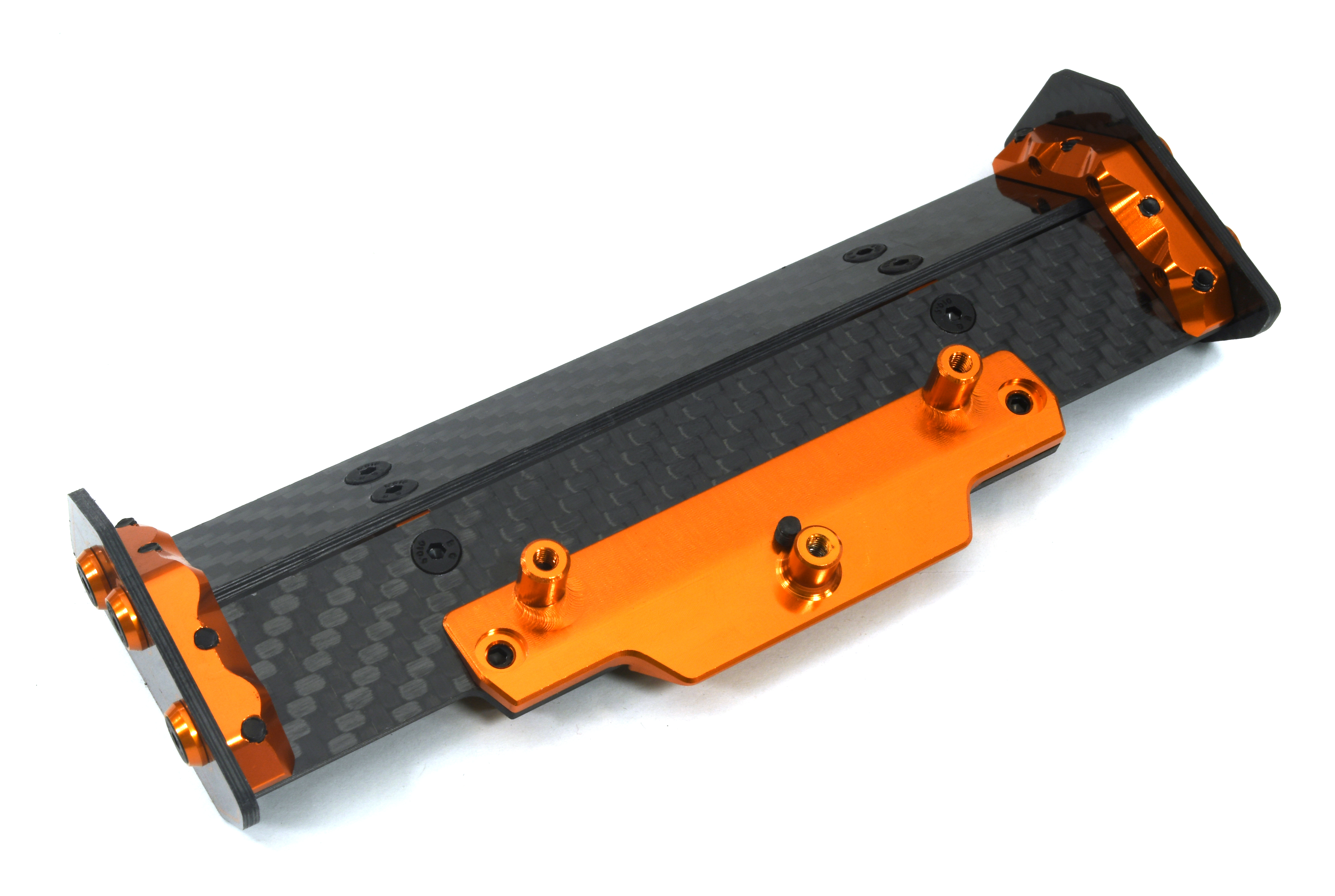 Carbon Fiber Rear Aero Wing Kit for Traxxas 1/10 Rustler 4X4 6721 - Image 2