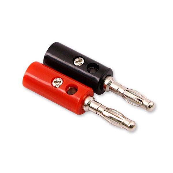 MMR-CB-01 Muchmore Racing Banana Connectors (Red & Black Set) - Image 1