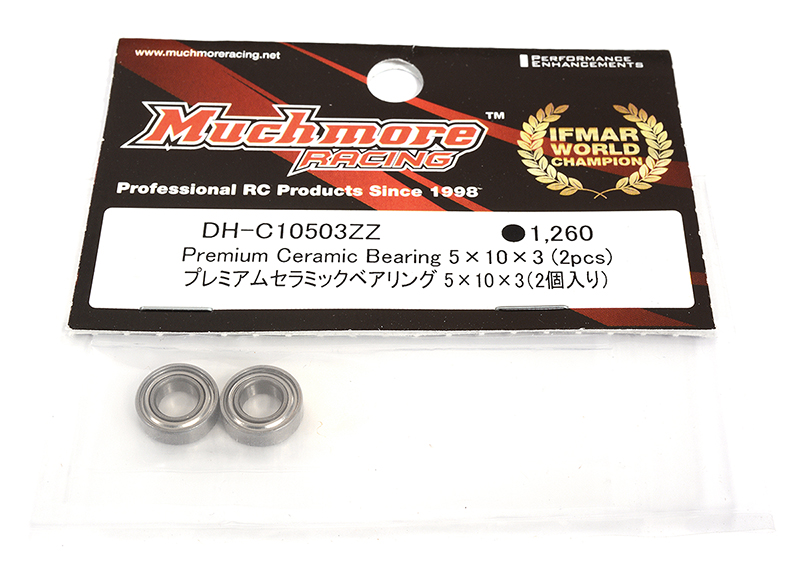 MMR-DH-C10503ZZ Muchmore Racing Premium Ceramic Bearing 5x10x3 (2pcs) - Image 1