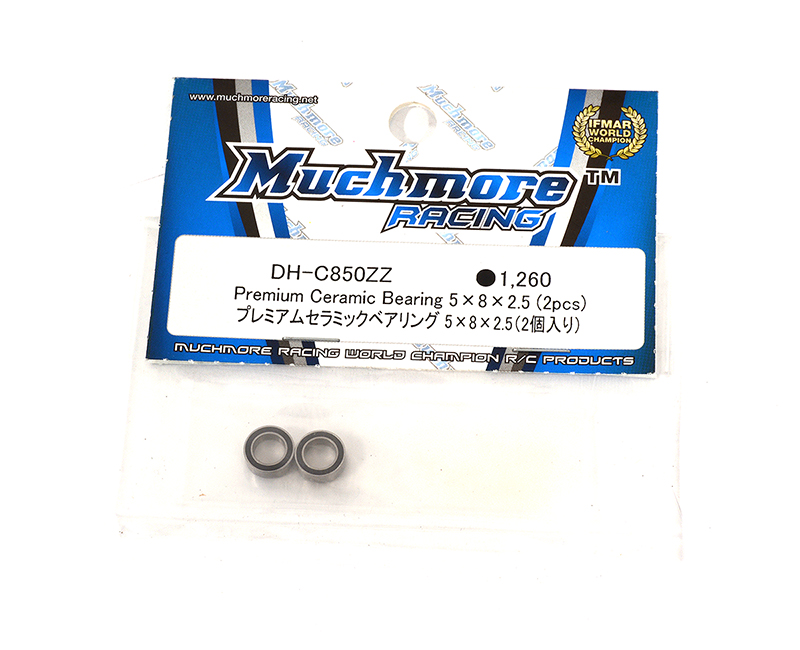 MMR-DH-C850ZZ Muchmore Racing Premium Ceramic Bearing 5x8x2.5 (2pcs) - Image 1