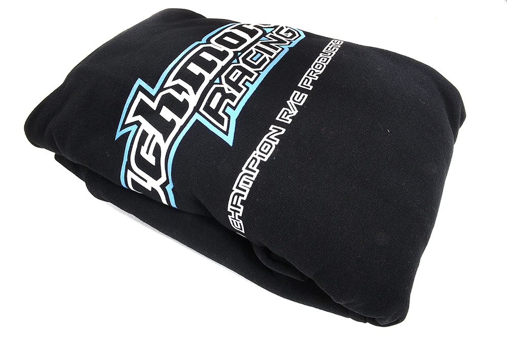 MMR-ML-THK18MB Muchmore Racing Team Hoodie Black M Size/ Blue Marking - Image 1