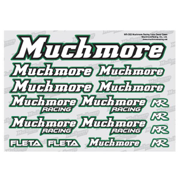 MMR-MR-D22 Muchmore Racing Muchmore Racing Color Decal Green - Image 1