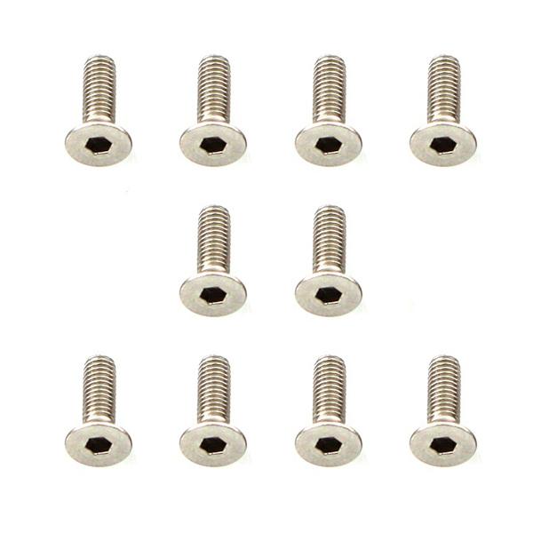 MMR-MSF-310 Muchmore Racing Stainless Screw Flat Head 3x10mm (10pcs) - Image 1