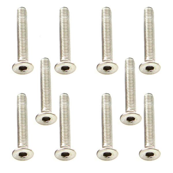 MMR-MSF-320 Muchmore Racing Stainless Screw Flat Head 3x20mm (10pcs) - Image 1