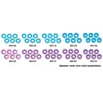 Purple Aluminum Adjust Spacer 3.0x1.5mm Set of 6 for RC Racing Upgrades