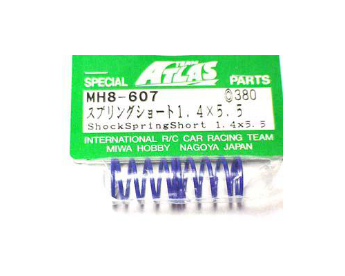 Mh8-607 Shock Spring Short 1.4 x 5.5 for YM34v3, YM34T, YM34Si - Image 1