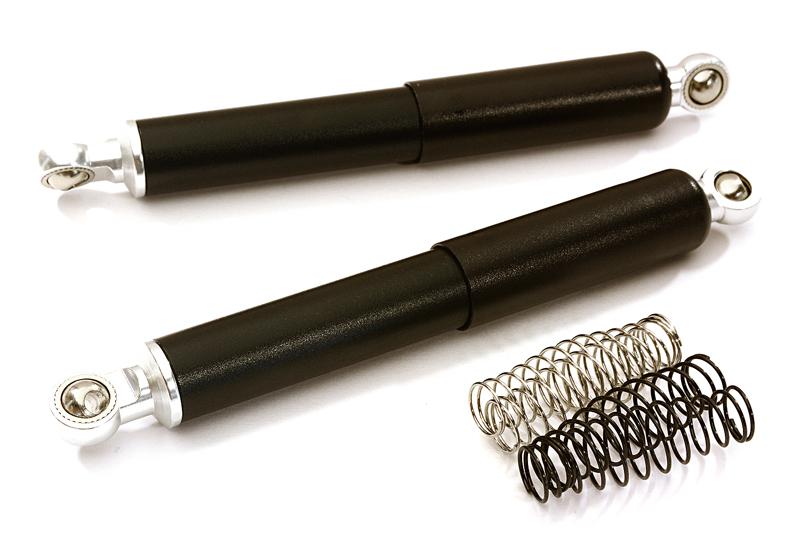 OBM005SILVER Realistic 104mm Alloy Off-Road Shocks w/ Internal Spring for 1/10 Scale Crawler - Image 1