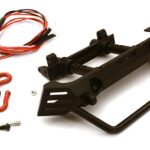 Realistic Front Metal Bumper w/ 40mm Mount for Axial SCX10 II & Traxxas TRX-4