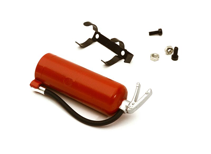 OBM021 Realistic 1/10 Scale Fire Extinguisher w/ Mount for Off-Road & Drift - Image 1