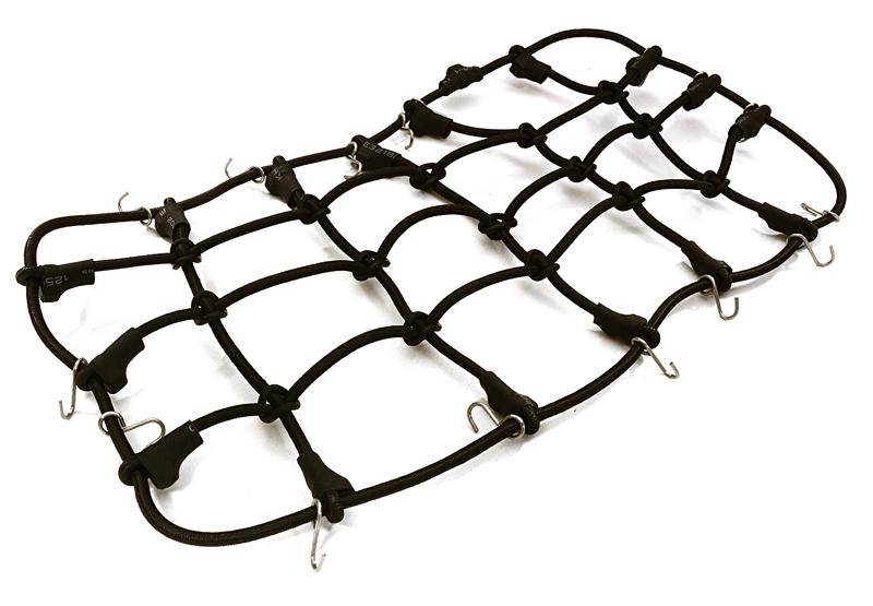 OBM027BLACK Realistic Nylon Cargo Net 220x120mm for 1/10 Scale Crawler - Image 1