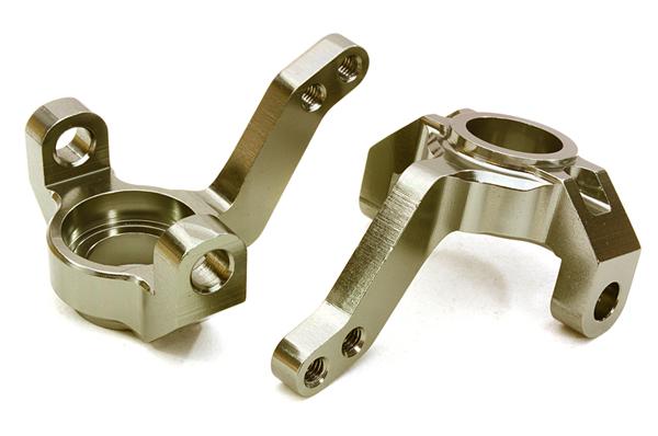 OBM1206GUN CNC Machined Alloy Steering Blocks for Axial 1/10 SCX-10 Honcho & Dingo - Image 1