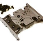 CNC Machined Center Gearbox Mount Skid Plate for Axial 1/10 SCX-10 Crawler