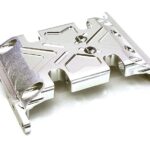 CNC Machined Center Gearbox Mount Skid Plate for Axial 1/10 SCX-10 Crawler