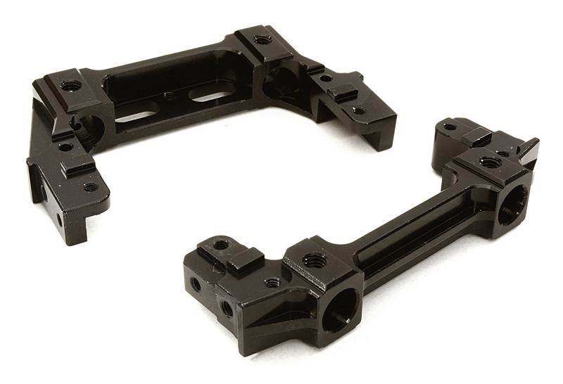 OBM1308BLACK CNC Alloy Front & Rear Bumper Mount 44mm for Axial 1/10 SCX10 II (#90046-47) - Image 1