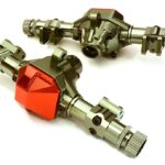 Machined Alloy Axle (2) Housings w/ Diff Covers for Axial SCX10 II 90046 Crawler