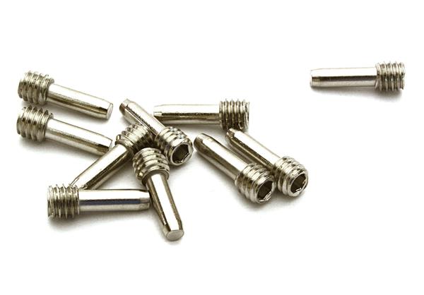 OBM1346 M4 Threaded Stainless Steel Axle Screw Pins, 11mm length - Pack of 10 - Image 1