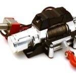 CNC Machined Realistic Power Winch for Scale Rock Crawler 1/10 Size
