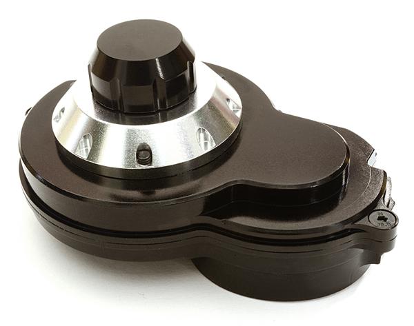 OBM1369BLACK Alloy Upper Gearbox Housing for Axial 1/10 SCX10 II w/ LCG Transfer Case - Image 1