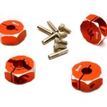 12mm Hex Wheel (4) Hub 6mm Thick for 1/10 Axial, Tamiya, Drift & TC