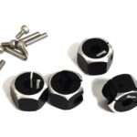 12mm Hex Wheel (4) Hub 9mm Thick for 1/10 Axial, Tamiya, Drift & TC