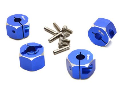 12mm Hex Wheel (4) Hub 9mm Thick for 1/10 Axial, Tamiya, Drift & TC