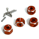 12mm Hex Wheel (4) Hub 9mm Thick for 1/10 Axial, Tamiya, Drift & TC