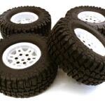 Composite Dual 6 Spoke Off-Road 1.9 Size Wheel & Tire (4) (O.D.=102mm)