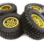 Composite Dual 6 Spoke Off-Road 1.9 Size Wheel & Tire (4) (O.D.=102mm)