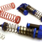 Alloy 110mm Type Piggyback Shock (2) w/ Rebound Adjust for 1/10 Scale Crawler