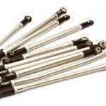 Complete Stainless Steel 10-Piece Linkage Set for Custom 1.9 & 2.2 Rock Crawlers