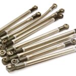 Complete Stainless Steel 10-Piece Linkage Set for Custom 1.9 & 2.2 Rock Crawlers
