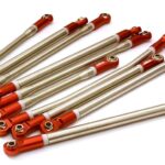 Complete Stainless Steel 10-Piece Linkage Set for Custom 1.9 & 2.2 Rock Crawlers