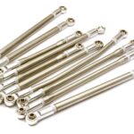 Complete Stainless Steel 10-Piece Linkage Set for Custom 1.9 & 2.2 Rock Crawlers