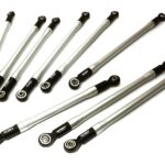 Complete Aluminum 10-Piece Linkage Set for Custom 1.9 & 2.2 Rock Crawlers