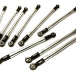 Complete Aluminum 10-Piece Linkage Set for Custom 1.9 & 2.2 Rock Crawlers
