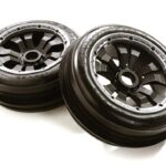 Type B513 Front Wheel & Tire Set (2) for HPI 1/5 Baja 5B & 5B2.0