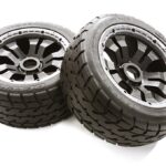 Type B507 Front Wheel & Tire Set (2) for HPI 1/5 Baja 5B & 5B2.0